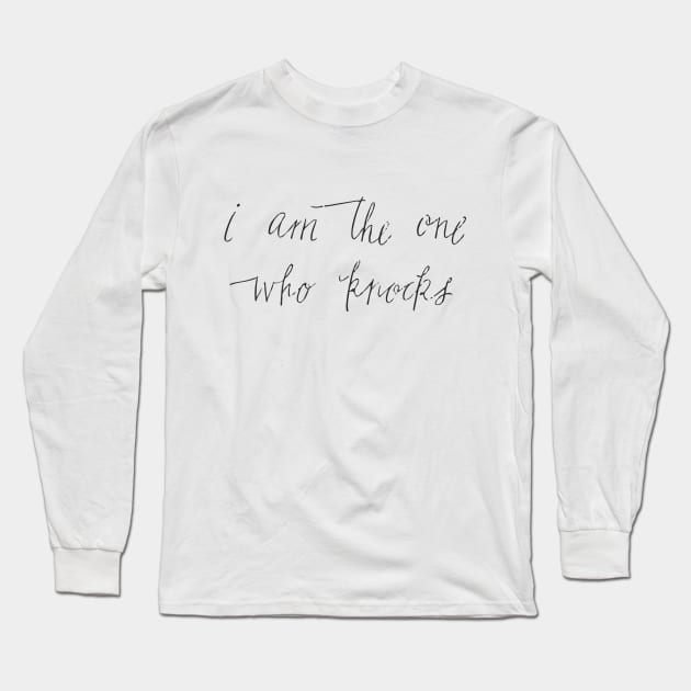 Knock Long Sleeve T-Shirt by Wwonka